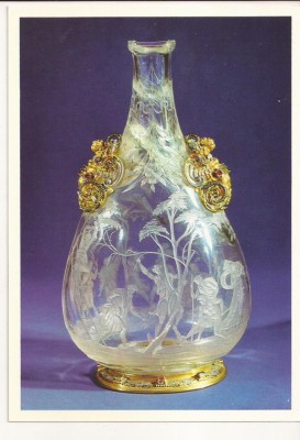 FA37-Carte Postala- GERMANIA - Dresden, Bottle Mounted in gold, necirculata 1985 foto