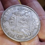 2 gulden 1846 Germania , Hessen , argint 21,14 grame