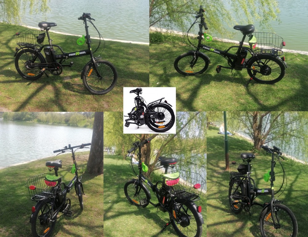 Bicicleta electrica, pliabila, noua, marca FreeWheel Urban, tip pedelec