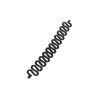 Accesoriu pentru impletit parul, flexibil, din plastic, 19x2.5 cm - Negru