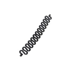 Accesoriu pentru impletit parul, flexibil, din plastic, 19x2.5 cm - Negru