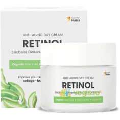Crema de Zi cu Retinol, Acid Hialuronic, Colagen Vegan, Vitamina E, Bisabolol, Unt de Shea, Ulei de Jojoba, Ginseng, Aloe Vera 50ml