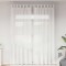 vidaXL Perdele Voile cu Bucle 2 buc Alb 140x260 cm