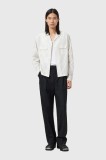 AllSaints pantaloni cu l&acirc;nă TALLIS culoarea negru, drept, M021TD