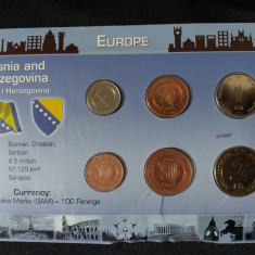 Seria completata monede - Bosnia și Herțegovina 1998 - 2005, 6 monede