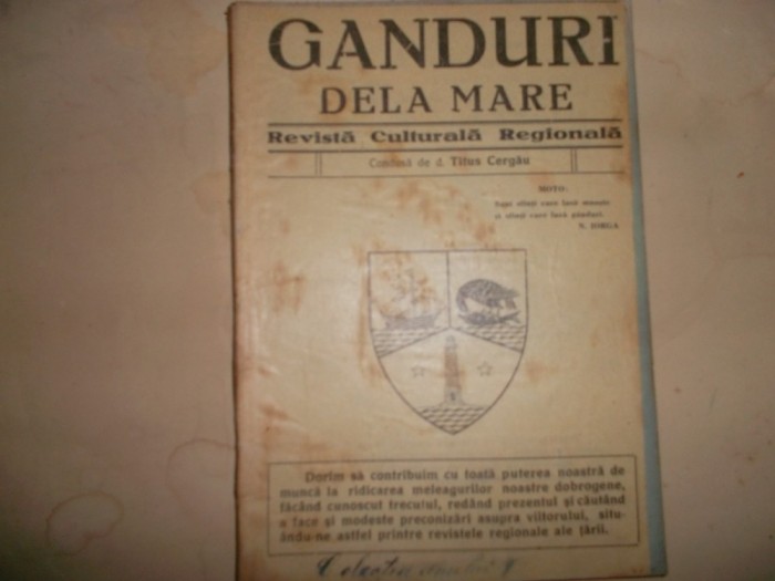 Ganduri de la mare Titus Cergau ( reviste colegate )