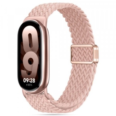 Curea Techsuit W032 pentru Xiaomi Smart Band 9 / 8, Roz foto