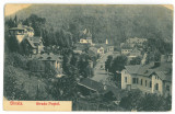 547 - SINAIA, Prahova, Post Office street, Romania - old postcard - used - 1908, Circulata, Printata