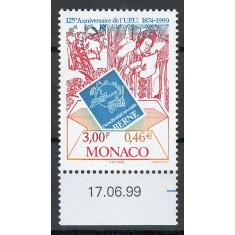 Monaco 1999 2463 MNH - 125 de ani de la Uniunea Postala Universala (UPU)