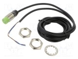 Senzor inductiv AUTONICS M18 0-8mm 12-24VDC cu cablu de 2m