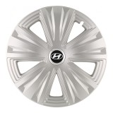Set 4 Capace Roti, potrivite jantelor de R16, pentru Hyundai, model glory Gri