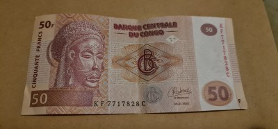Congo - 50 francs 2022 foto