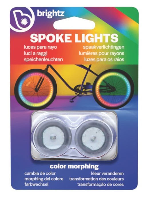 Lumina LED dubla pentru spite bicicleta, Orbit