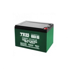 Acumulator 12V Vehicule Electrice, Dimensiuni 151 x 98 x 95 mm, Baterie 12V 15Ah M5, TED Electric TED003775