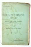 CUGETATORI SI LITERATI STRAINI de N. ZAHARIA , 1913