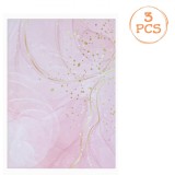 H&acirc;rtie Parfumată Sertare, Baby Powder, Dimensiuni 59x43cm, Set 3 Bucăți, Roz, Oem