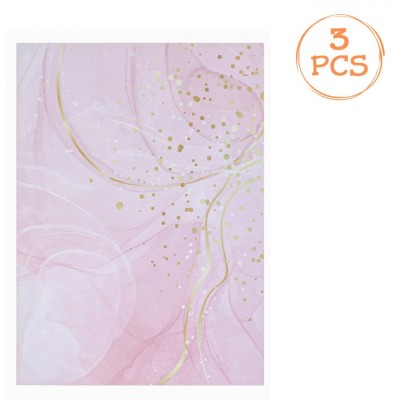H&amp;acirc;rtie Parfumată Sertare, Baby Powder, Dimensiuni 59x43cm, Set 3 Bucăți, Roz foto