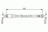 Conducta / cablu frana AUDI A6 Avant (4B5, C5) (1997 - 2005) BOSCH 1 987 476 171