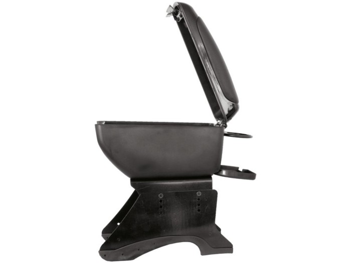 Cotiera auto universala Carpoint Compact neagra cu suport de pahare