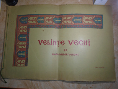 MARG. MILLER-VERGHI - VELINTE VECHI , SOCEC ( 11 CROMOLITOGRAFII ) foto