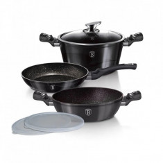 Set Oale marmorate 6 piese Carbon Pro Berlinger Haus BH 6905