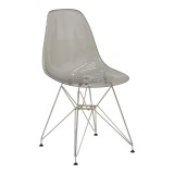Cumpara ieftin Scaun Adelle plastic PP pet gri-inox 46x55x81 cm