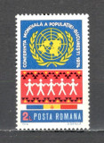 Romania.1974 Conferinta mondiala a populatiei ZR.510, Nestampilat