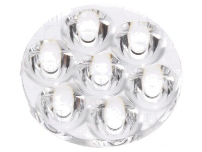 Lentilă LED Rotundă Transparentă PMMA 11-19&amp;deg; foto