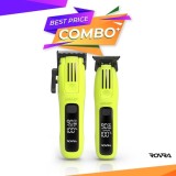 Cumpara ieftin Set ROVRA - IMPACT - Masina de tuns + Masina de contur - Verde