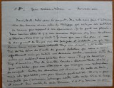Scrisoare expediata de Cella Delavrancea, din gara Babeni, Valcea