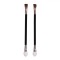 Set Pensule Machiaj, Duo-Head Applicator, 12 cm, 2 Bucăți, Negru