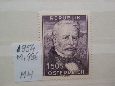 1954- Austria-Mi996- Compl.set-MH foto
