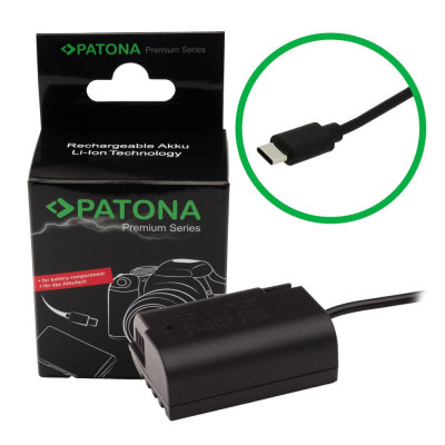 Acumulator dummy cu USB-C Patona Premium DMW-BLK22 pentru Panasonic - 9416 foto