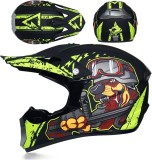 Cumpara ieftin Casca Moto Cross si ATV Full Face Copii si Adulti, Echipament Protectie Enduro MTB Quad, ABS, Omologare DOT, Marimea S, Model DOOGY DOG