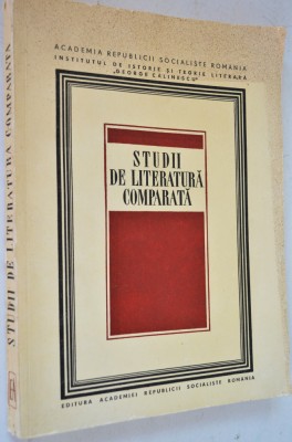 Studii de literatura comparata foto