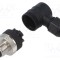 Conector M12 tată 4 pini 125V 4A IP67 unghi pe cablu LUTRONIC