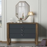 Cumpara ieftin Dulap cu Sertare Bumerang Walnut-Antracit