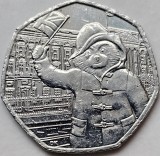 50 pence 2018 Marea Britanie, Paddington at the Palace, km#1557