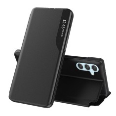 Husa Samsung Galaxy A34 5G Eco Leather View flip tip carte, negru foto