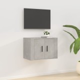 Cumpara ieftin Dulap TV montat pe perete, gri beton, 57x34,5x40 cm