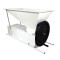 Eno 3 smalto manual, zdrobitor desciorchinator struguri, Enoitalia, cuva si carcasa din tabla smaltuita, cuva cu valturi, productivitate 300-500 kg/h,