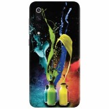 Husa silicon pentru Xiaomi Mi 9, Abstract Color Bottles Splash