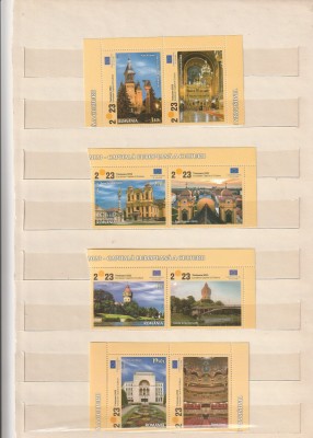 ROMANIA 2023 LP 2405 LP 2405 a TIMISOARA CAPITALA EUROPEANA A CULTURII SERIE CU VINIETA + COLITA MNH NESTAMPILATE foto