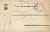 CP1758N Feldpostkarte, 1918, ștampila Feldj&auml;gerbataillon Nr 28, Hauptfeldpost 5/IV, expediată de pe frontul din Bucovina la Arad
