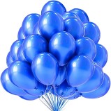 Set 25 Baloane Latex Albastre, 30cm, Ropet - Aniversare, Nunta, Botez, Petrecere Copii, Decoratiuni Evenimente
