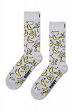 Happy Socks sosete Banana Sock culoarea gri