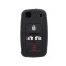 Husa cheie briceag auto din silicon VW 4butoane Negru