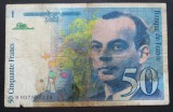 Bancnota 50 FRANCI - FRANTA, anul 1993 * cod 15