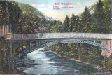 Baile Herculane. Podul Brucke Regina Maria (circulata 1926)