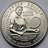 25 cents / quarter dollar 2025 USA, Althea Gibson, Lit. S, km#807